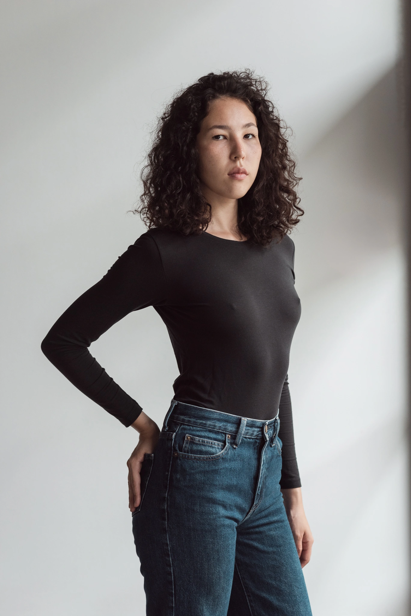 Closing portrait from a model test session